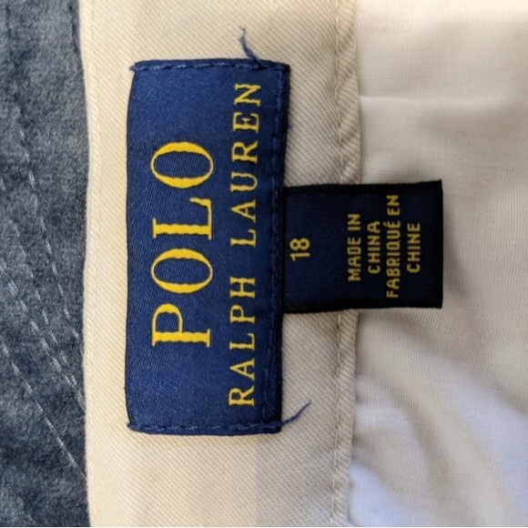 Polo Ralph Lauren Big Boys' Straight Fit Stretch Twill Shorts Basic Sand Size 18 - Picture 4 of 4